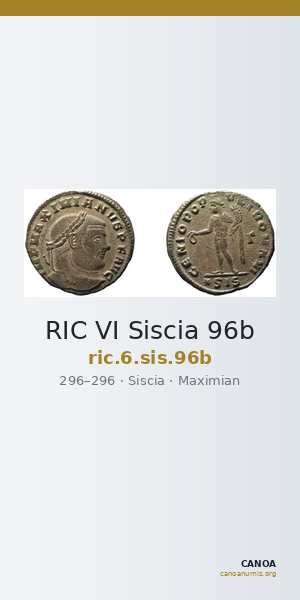 RIC VI Siscia 96b — CANOA