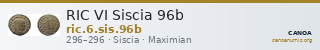 RIC VI Siscia 96b — CANOA