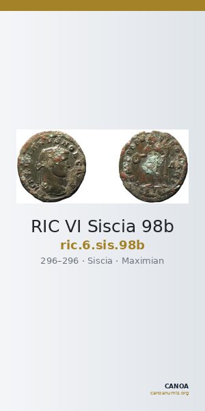 RIC VI Siscia 98b — CANOA