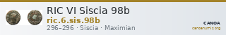 RIC VI Siscia 98b — CANOA