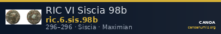 RIC VI Siscia 98b — CANOA