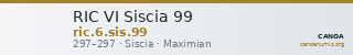 RIC VI Siscia 99 — CANOA