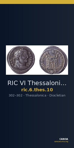 RIC VI Thessalonica 10 — CANOA