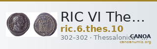 RIC VI Thessalonica 10 — CANOA