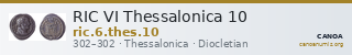RIC VI Thessalonica 10 — CANOA