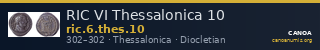 RIC VI Thessalonica 10 — CANOA