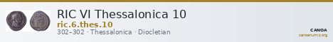 RIC VI Thessalonica 10 — CANOA