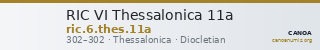 RIC VI Thessalonica 11a — CANOA
