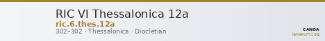 RIC VI Thessalonica 12a — CANOA