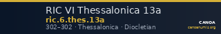 RIC VI Thessalonica 13a — CANOA