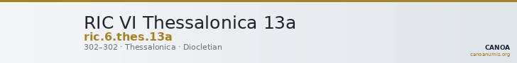 RIC VI Thessalonica 13a — CANOA