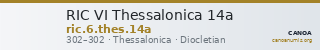 RIC VI Thessalonica 14a — CANOA