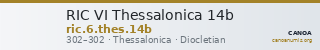 RIC VI Thessalonica 14b — CANOA