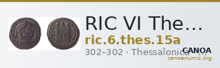 RIC VI Thessalonica 15a — CANOA