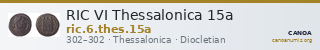 RIC VI Thessalonica 15a — CANOA