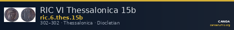 RIC VI Thessalonica 15b — CANOA