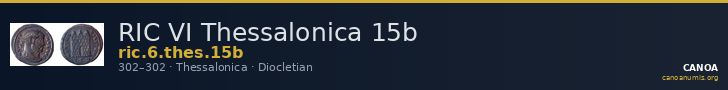RIC VI Thessalonica 15b — CANOA