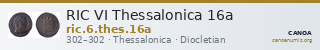 RIC VI Thessalonica 16a — CANOA