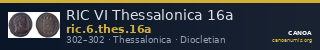 RIC VI Thessalonica 16a — CANOA