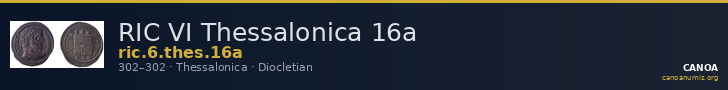 RIC VI Thessalonica 16a — CANOA