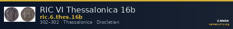 RIC VI Thessalonica 16b — CANOA