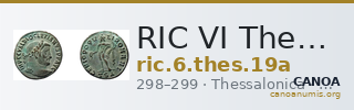 RIC VI Thessalonica 19a — CANOA