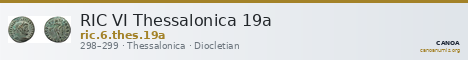 RIC VI Thessalonica 19a — CANOA