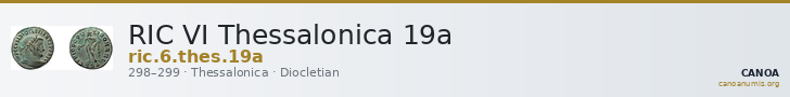 RIC VI Thessalonica 19a — CANOA