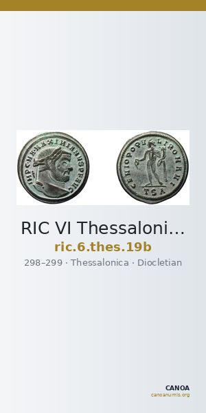 RIC VI Thessalonica 19b — CANOA