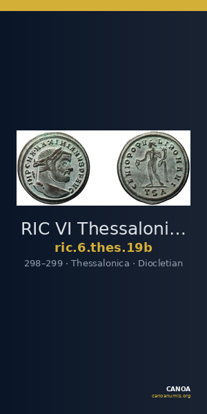 RIC VI Thessalonica 19b — CANOA
