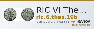 RIC VI Thessalonica 19b — CANOA