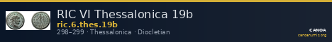 RIC VI Thessalonica 19b — CANOA