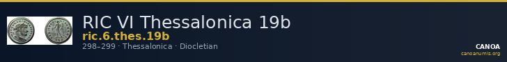 RIC VI Thessalonica 19b — CANOA