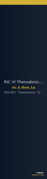 RIC VI Thessalonica 1a — CANOA