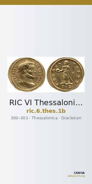 RIC VI Thessalonica 1b — CANOA