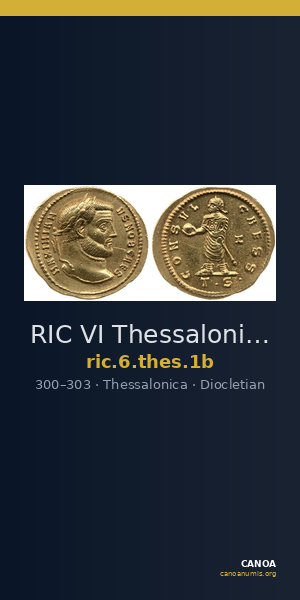 RIC VI Thessalonica 1b — CANOA