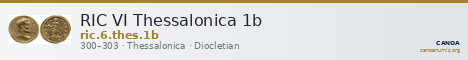 RIC VI Thessalonica 1b — CANOA