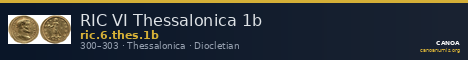 RIC VI Thessalonica 1b — CANOA