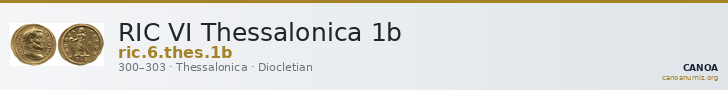 RIC VI Thessalonica 1b — CANOA