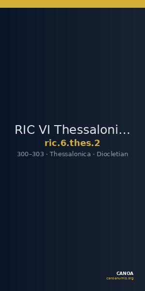 RIC VI Thessalonica 2 — CANOA