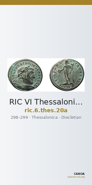 RIC VI Thessalonica 20a — CANOA