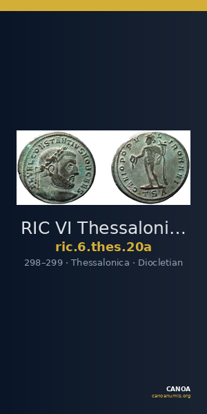 RIC VI Thessalonica 20a — CANOA