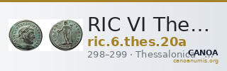 RIC VI Thessalonica 20a — CANOA