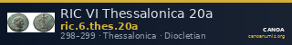 RIC VI Thessalonica 20a — CANOA