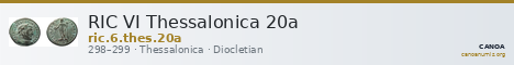 RIC VI Thessalonica 20a — CANOA