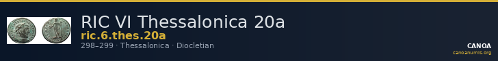 RIC VI Thessalonica 20a — CANOA