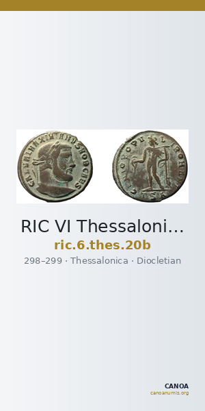 RIC VI Thessalonica 20b — CANOA
