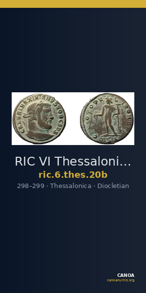 RIC VI Thessalonica 20b — CANOA
