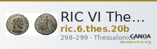 RIC VI Thessalonica 20b — CANOA