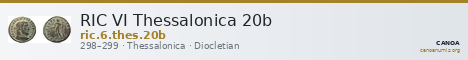 RIC VI Thessalonica 20b — CANOA